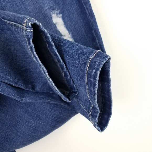 Forever 21 medium wash distress stretch jean sz 30 - Picture 10 of 10